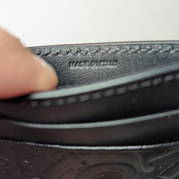 Burberry Leather Monogram Card Case NWOT - Picture 3 of 6